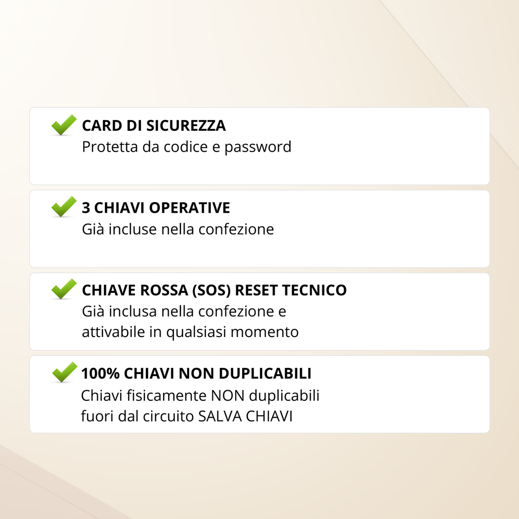 Kit Salva Chiavi – Ecosistema completo